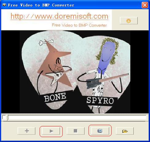 Convert FLV fiels to BMP Photo files with one click